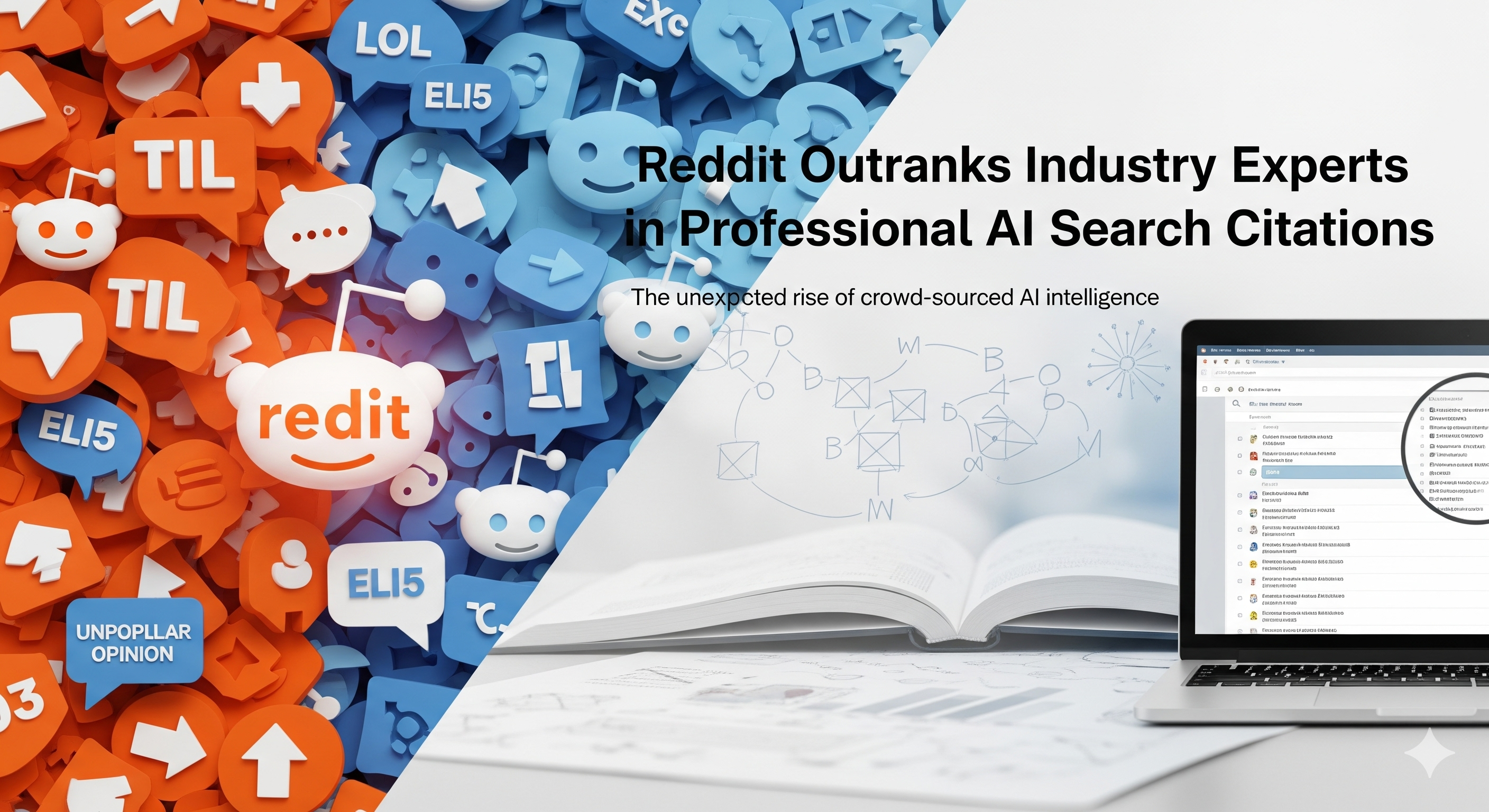 Reddit Outranks Industry Experts in Professional AI Search Citations