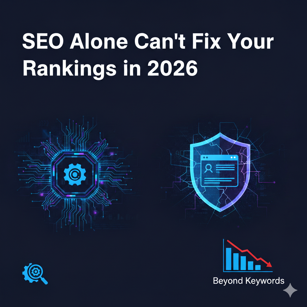 SEO Alone Can’t Fix Your Rankings in 2026